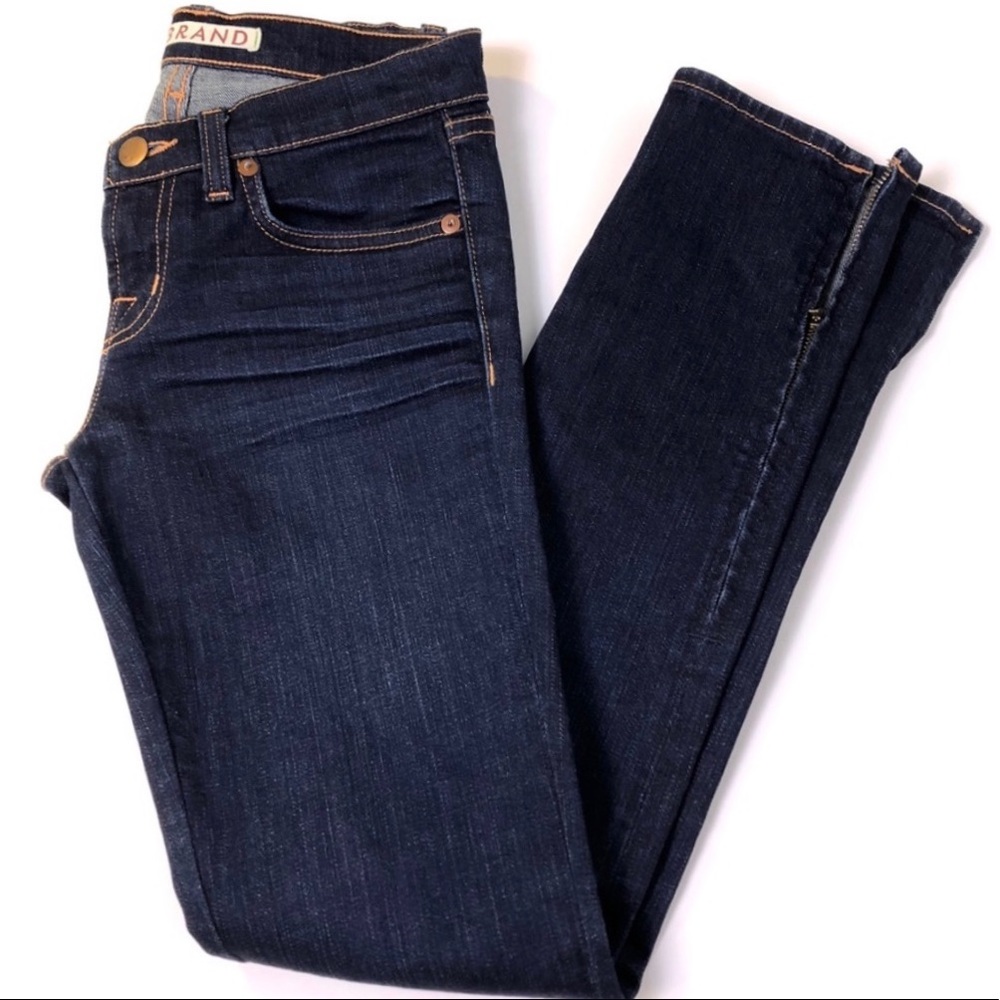 J BRAND “The Deal” Skinny Ankle Denim w/ Zipper